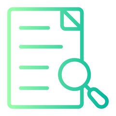 audit gradient icon