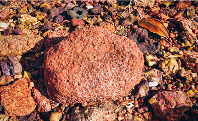 Bauxite from Weipa in North Queensland Australia