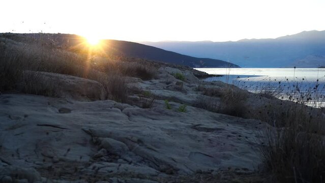 Sunrise on the island of Rab in Croatia.