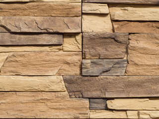 Decorative stone wall for the background