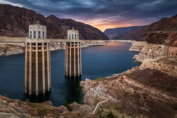 Hoover Dam, Colorado river, Arizona