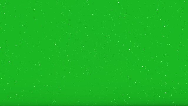 snowfall animation green screen video