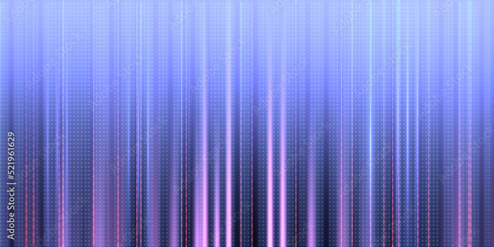 Poster abstract wide blue tech lines wallpaper. design and technology concept. 3d rendering.