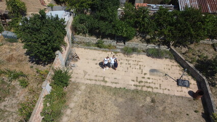 the wall of the city