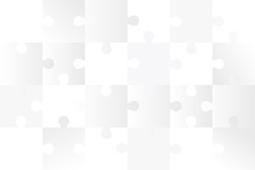 Puzzle white background. Business. build