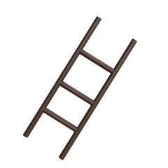 3d Illustration Object icon ladder Can be used for web, app, infographic, etc