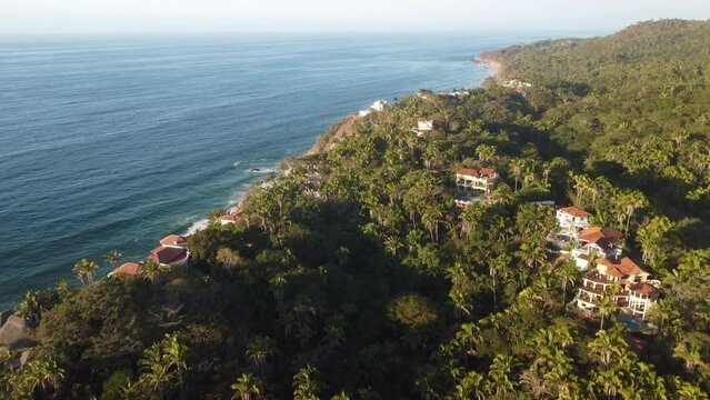Beach Homes located where the jungle meets the beach in San Pancho Mexico
