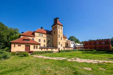 Fototapeta na wymiar Shell house of cones. Klosnowo, Pomeranian Voivodeship, Poland.