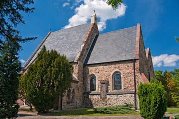 Fototapeta premium Sanctuary of Saint Jacob the Apostle, Jakubów, Lower Silesian Voivodeship, Poland.