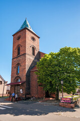 Fototapeta na wymiar Evangelical Church of St George, Jarocin, Greater Poland Voivodeship, Poland