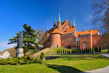 Fototapeta premium Frombork Cathedral in Frombork, Warmian-Masurian Voivodeship, Poland.
