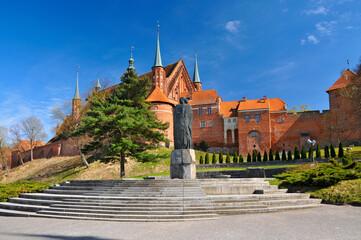 Obraz premium Frombork Cathedral in Frombork, Warmian-Masurian Voivodeship, Poland.