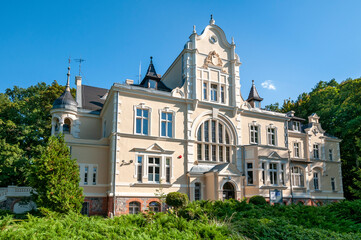 Fototapeta na wymiar Palace in Wonieść, Greater Poland Voivodeship, Poland