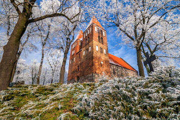 Romanesque Church of the Blessed Virgin Mary - Basilica Minor. Inowroclaw, Kuyavian-Pomeranian...