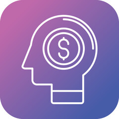 Money Thinking Icon