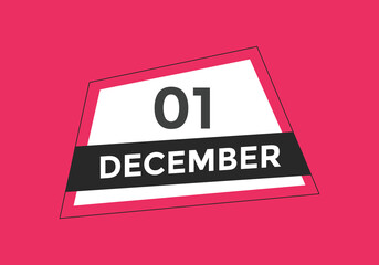december 2 calendar reminder. 2st december daily calendar icon template. Calendar 2st december icon Design template. Vector illustration
