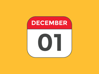december 2 calendar reminder. 2st december daily calendar icon template. Calendar 2st december icon Design template. Vector illustration
