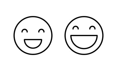 Smile icon vector. smile emoticon icon. feedback sign and symbol