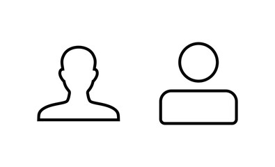 User icon vector. person sign and symbol. people icon.