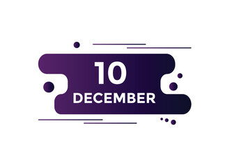 december 11 calendar reminder. 11th december daily calendar icon template. Calendar 11th december icon Design template. Vector illustration