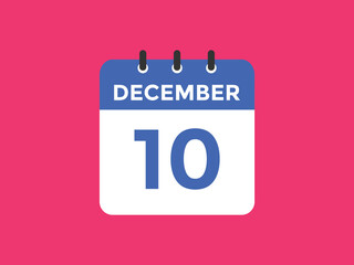 december 11 calendar reminder. 11th december daily calendar icon template. Calendar 11th december icon Design template. Vector illustration