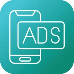 Mobile Advertising Icon