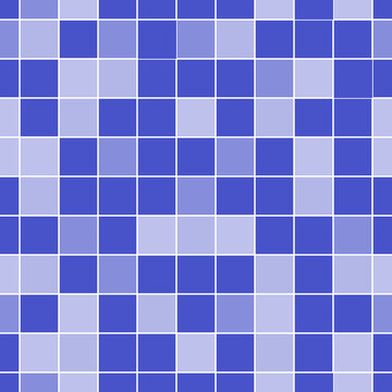 Patr&oacute;n de teselas, cuadrados, o cuadros  en tonos azules