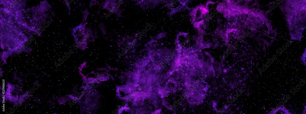 Canvas Prints cosmic background with a blue and pink nebula and stars. space background with realistic nebula and 