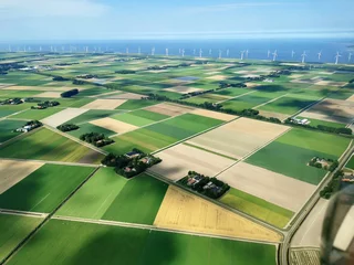 Fototapeten Landschap Nederland duurzame energie © michel