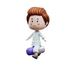 3d rendering of male medical doctor