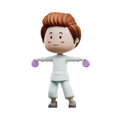 3d rendering of male medical doctor