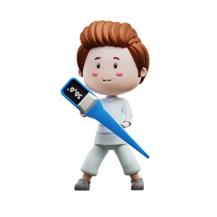 3d rendering of male medical doctor