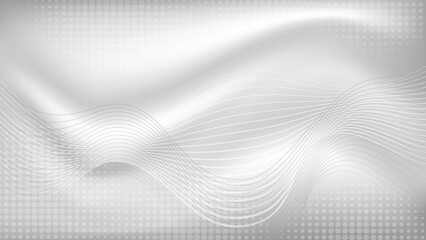 Abstract white and gray on light silver background, Gray tone color and white color modern design, Vector, illustration