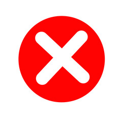 Obraz premium cross icon with simple design