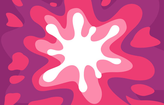 Illustration vector graphic of pink, white and purple splashing 