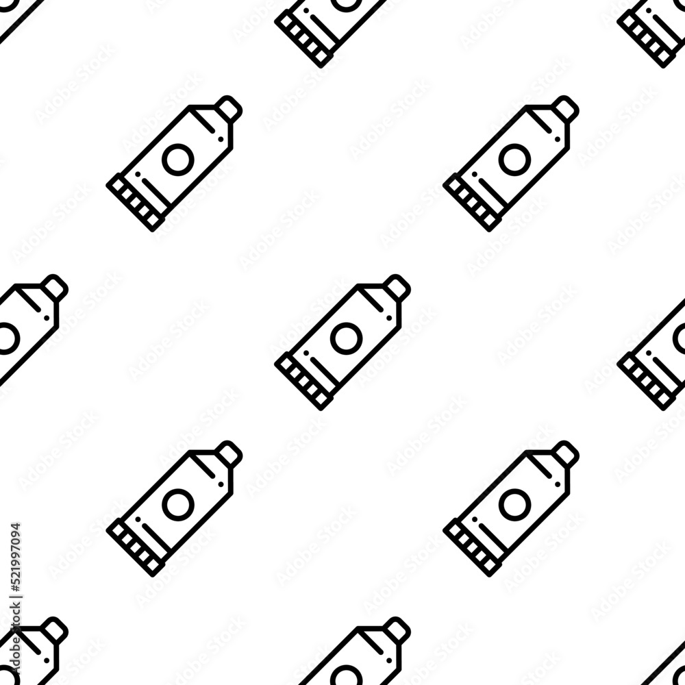 Poster glue icon pattern. seamless glue pattern on white background.