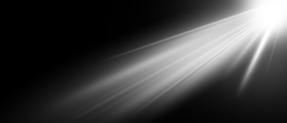  abstract beautiful rays of light on black background