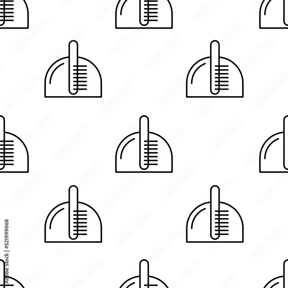 Aufkleber comb icon pattern. seamless comb pattern on white background.