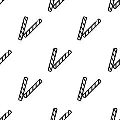 decorative icon pattern. Seamless decorative pattern on white background.