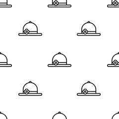 pamela icon pattern. Seamless pamela pattern on white background.