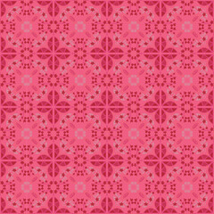 Seamless Background Retro Garden Nature Aboriginal Floral Damask Traditional Pattern Art