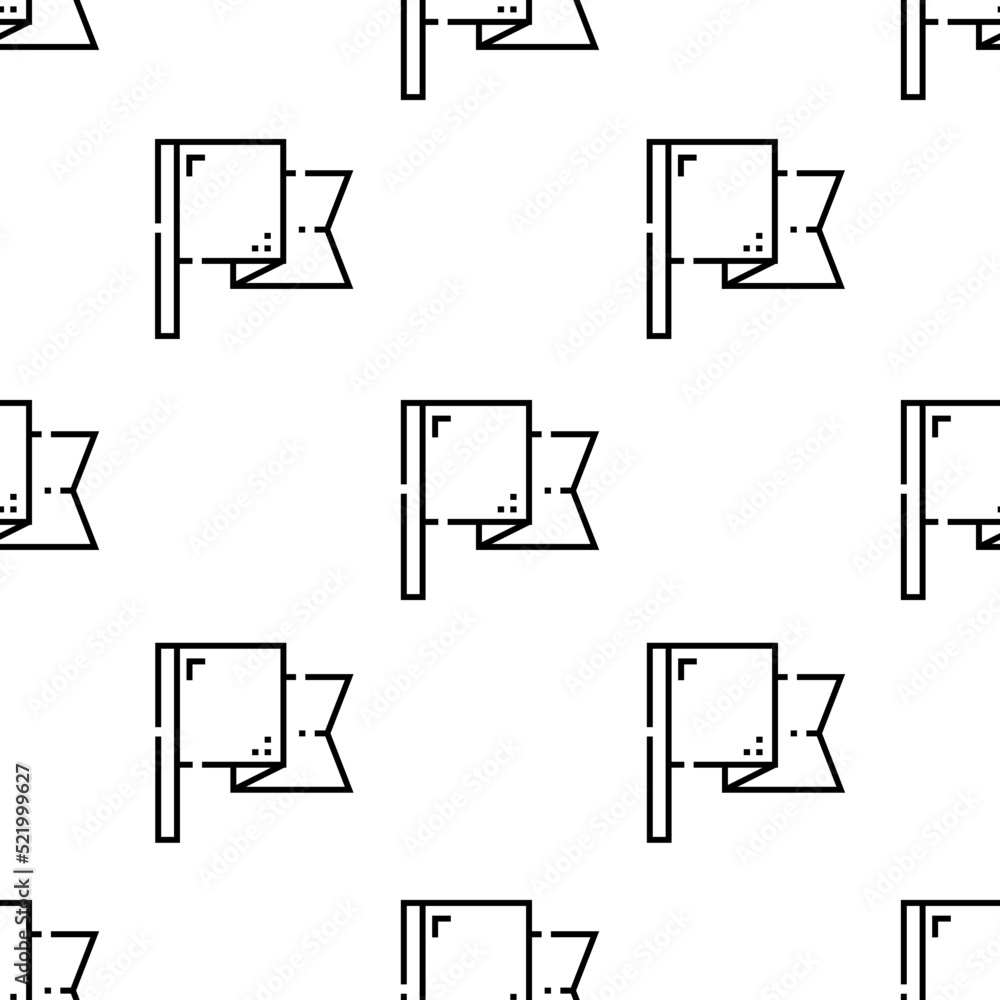 Poster flag icon pattern. seamless flag pattern on white background.