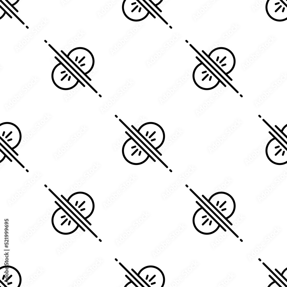 Poster collision icon pattern. seamless collision pattern on white background.