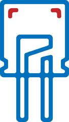 Led Icon Seamless Pattern, Light Emitting Diode Vector Art Illustration.