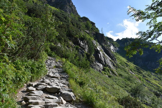 Dolina Roztoki, Tatry, TPN, krajobraz, g&oacute;ra