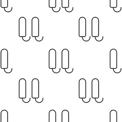tampon icon pattern. Seamless tampon pattern on white background.