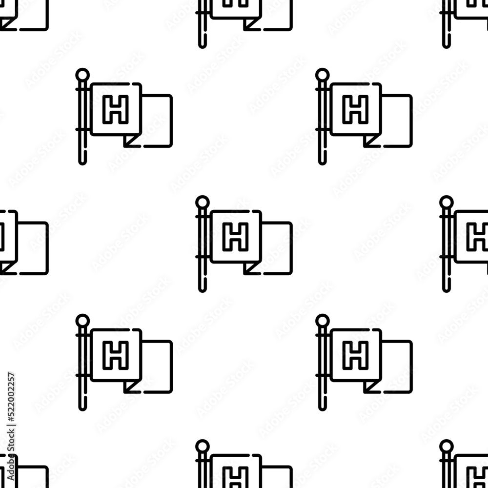 Poster flag icon pattern. seamless flag pattern on white background.