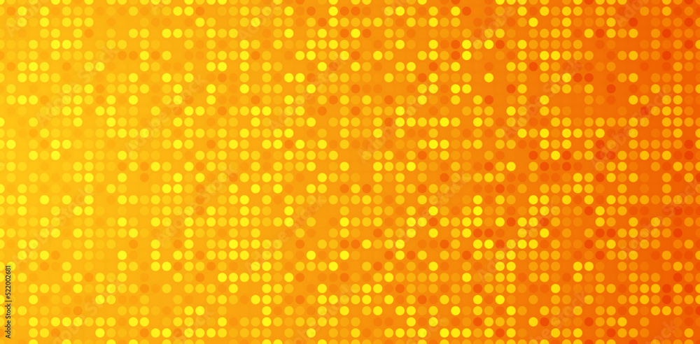 Poster abstract orange gradient background with dots