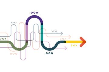 Obraz premium Abstract arrow direction. Technology background. High speed. Hi-tech