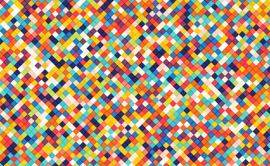 Abstract colorful mosaic background, geometric elements